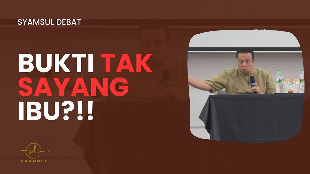 BUKTI TAK SAYANG IBU?!!
