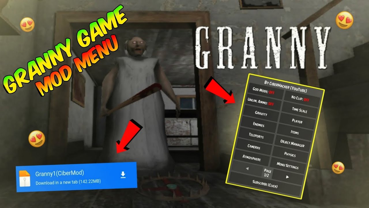 How To Download Granny 1 Mod Menu Download 💀🔥 || Granny 1 Mod Apk Download Link 🔗🫵 || 