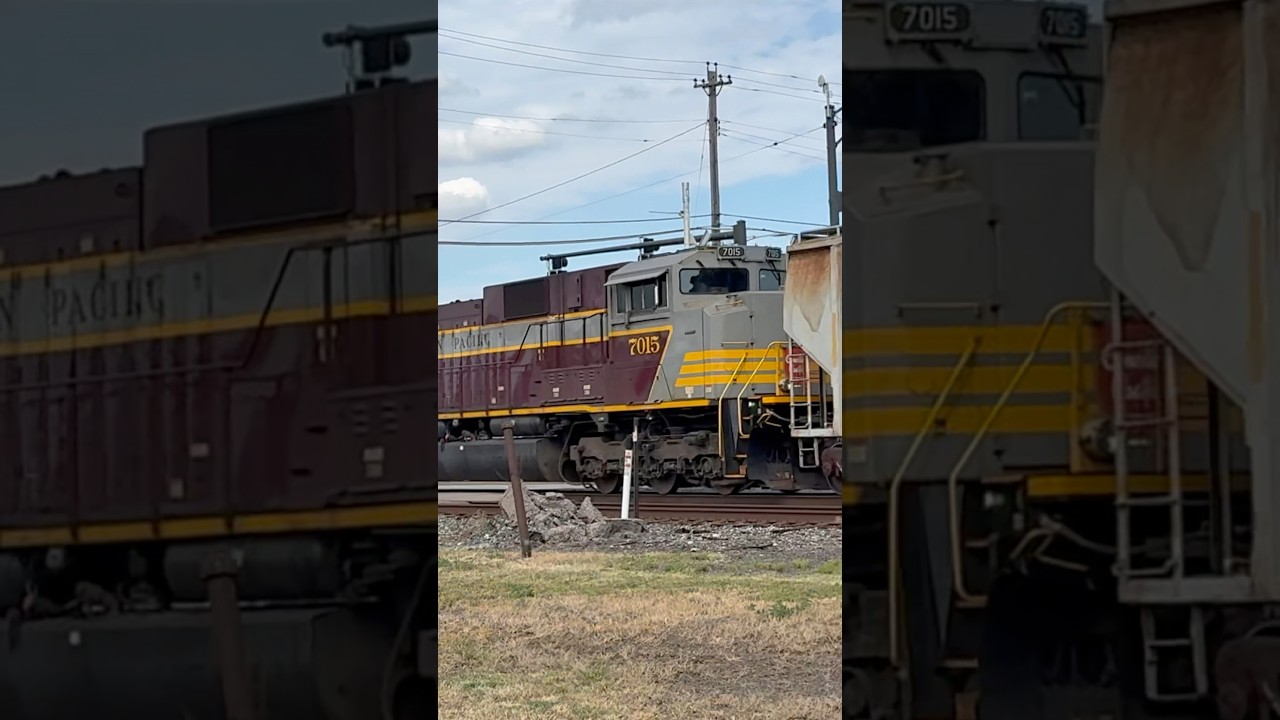 CPKC CP 7015 Canadian Pacific Heritage Unit Special Locomotive Train Super Rare Catch In Ohio