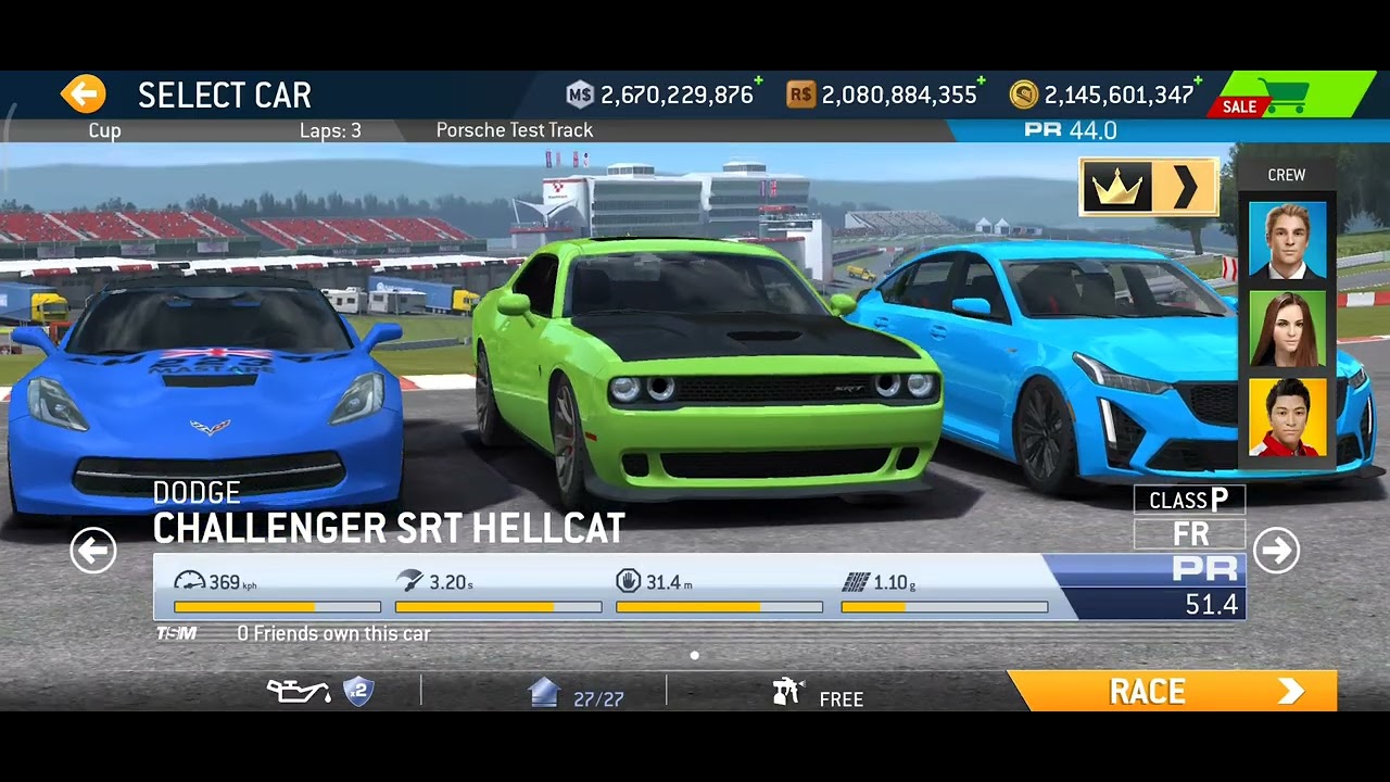 Real Racing 3 Dodge CHALLENGER SRT HELLCAT #RapidRivals