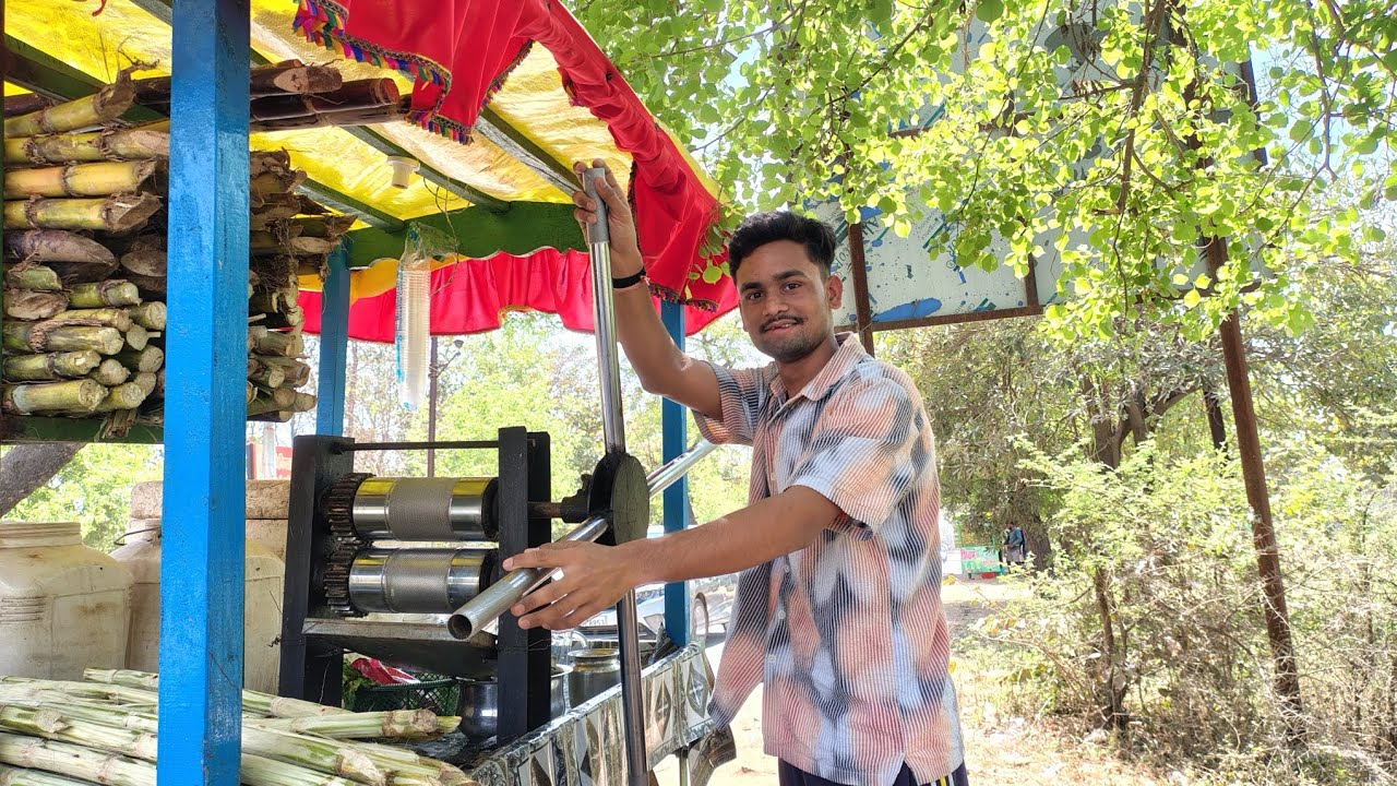 Aaj Apne Ke liye Ganne Ka Juice khud  Banaya ||  🧃🧃