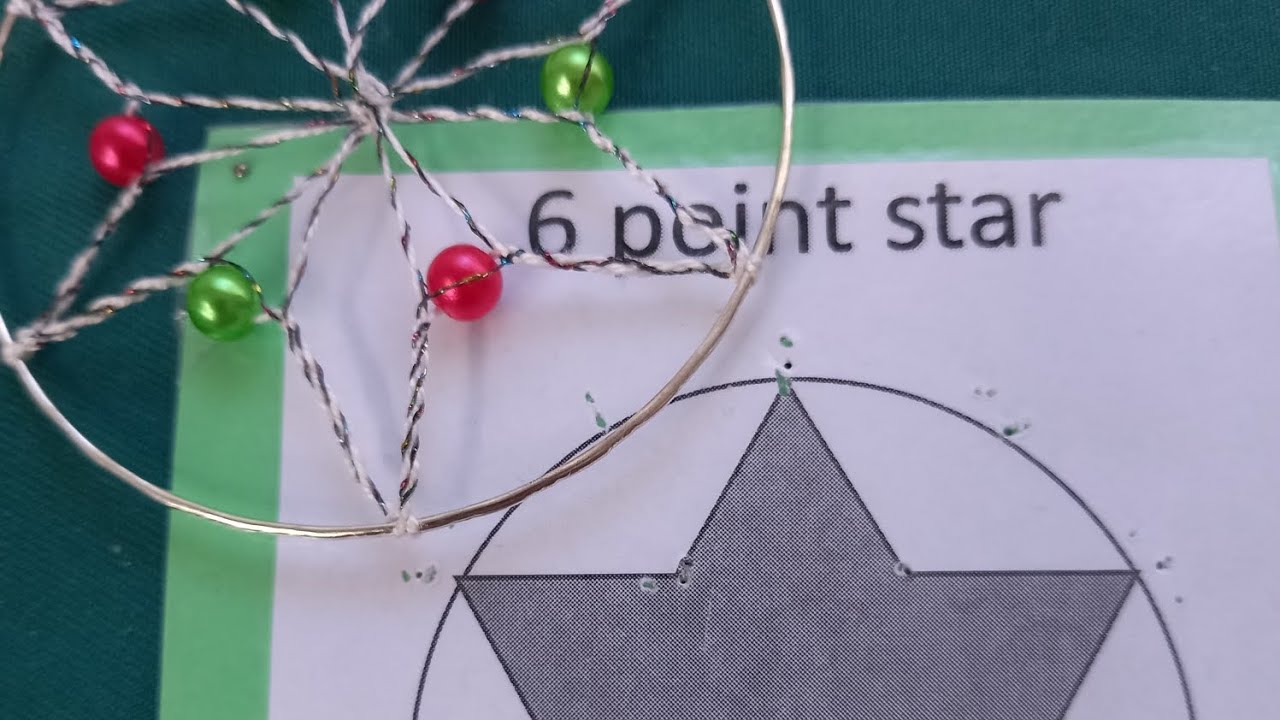 Star in a Ring 2 - sewing bobbins and preparing the ring