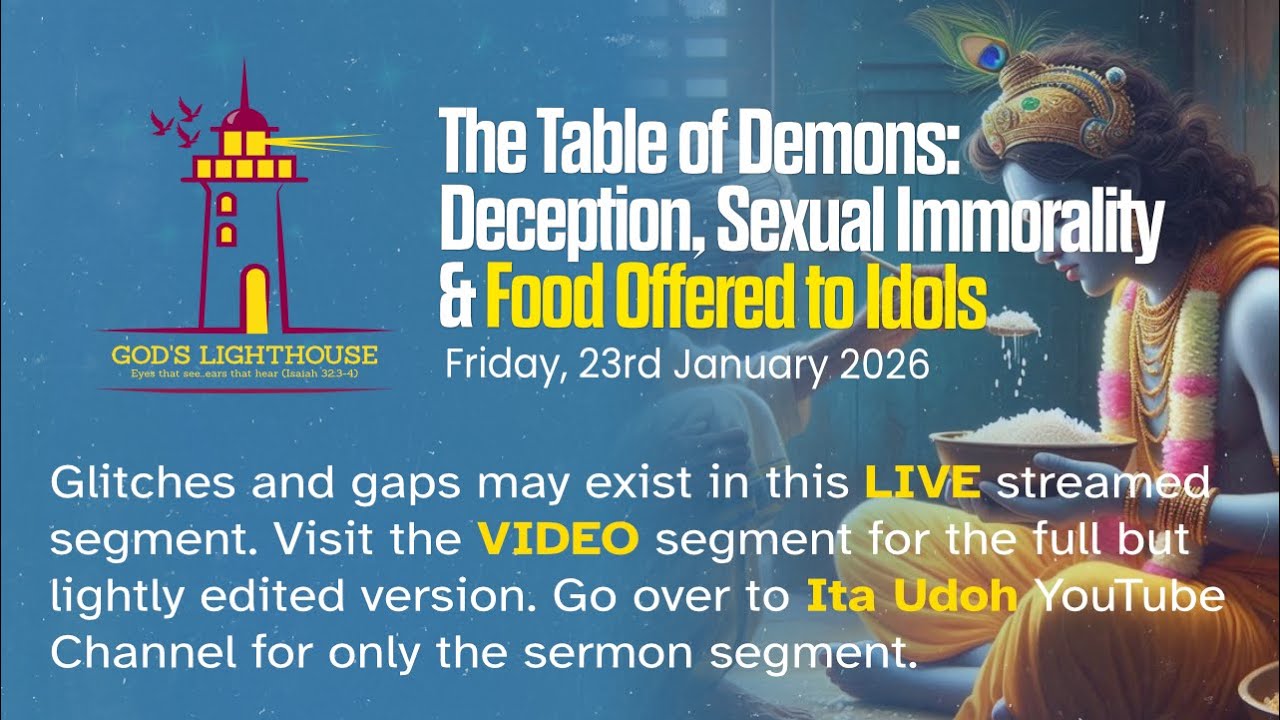Fri. Jan 23 2026 || Prayer Meeting || Ita Udoh || God's Lighthouse