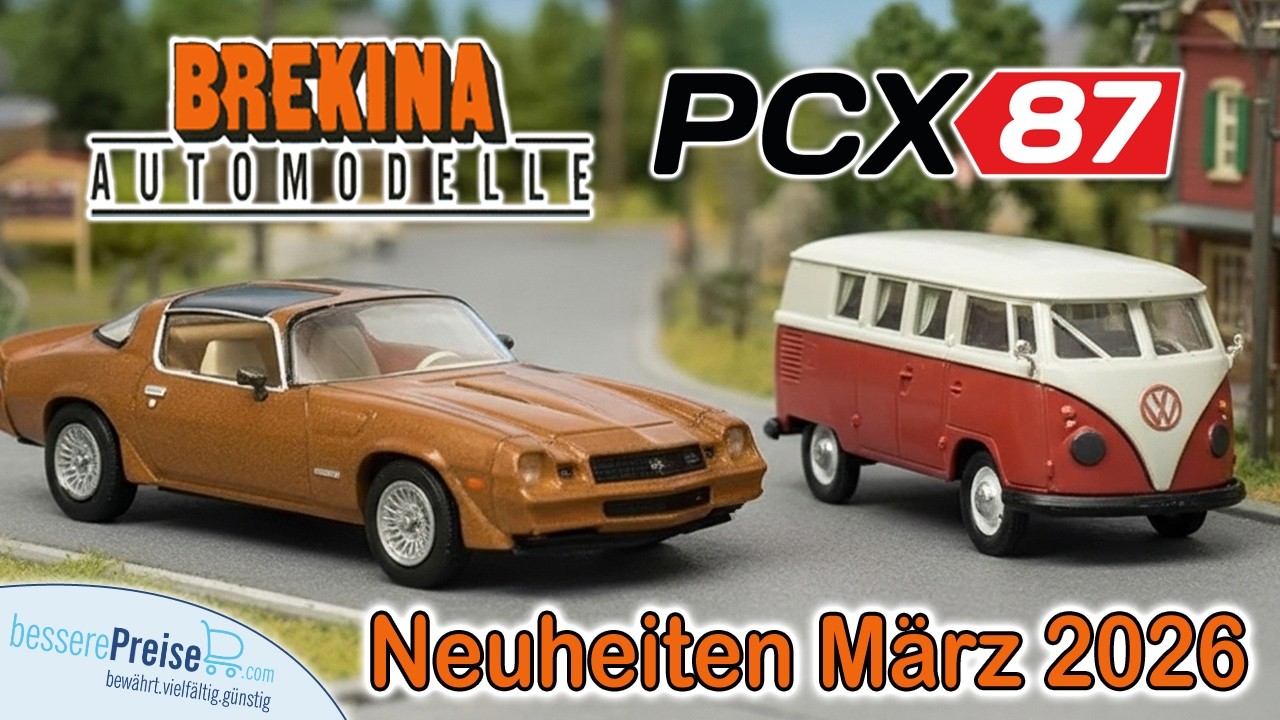 Brekina und PCX87 Modellauto Neuheiten März 2026 | Spur H0