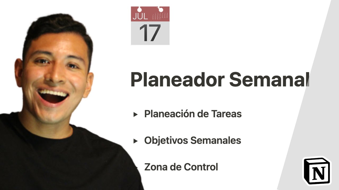 Haz tu semana más productiva: Como crear Planeador Semanal en Notion (+Plantilla Gratis)