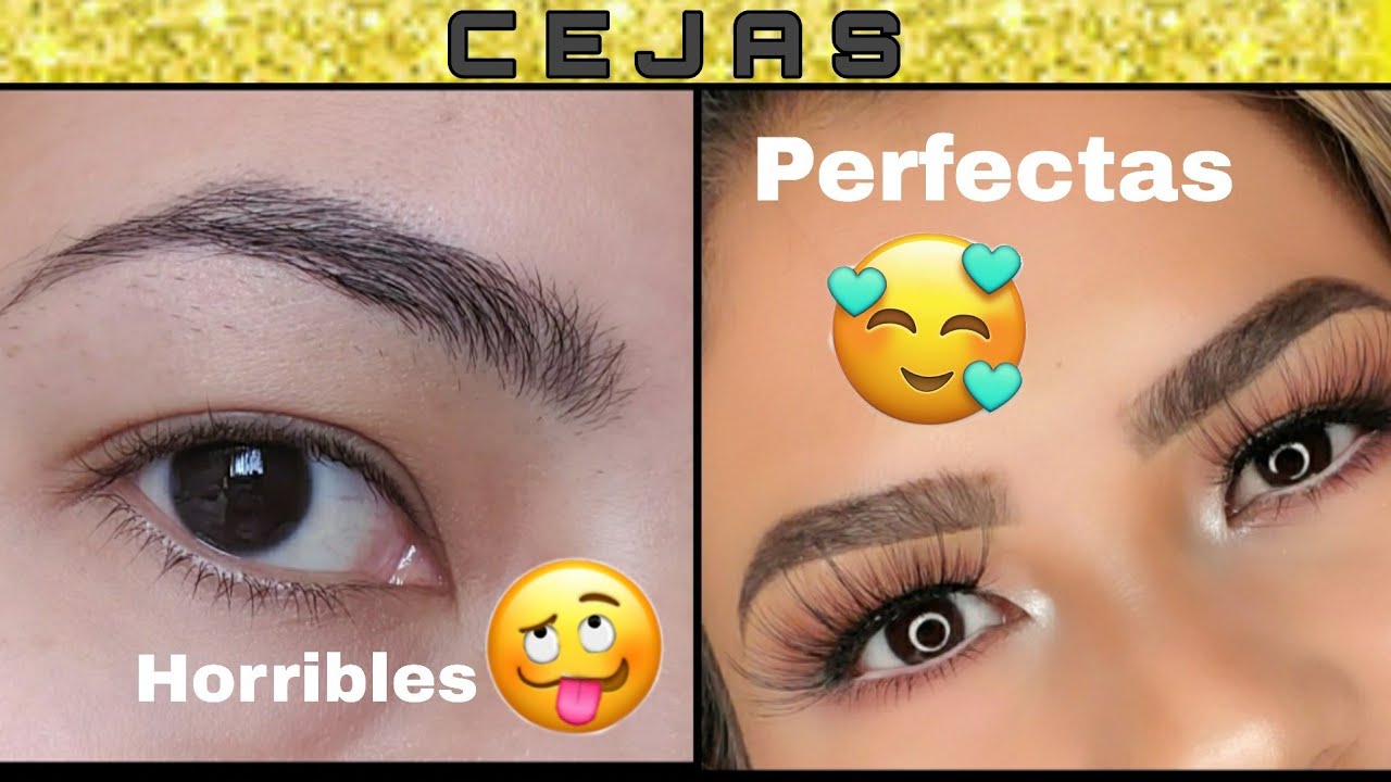 CEJAS PERFECTAS **SIN MAQUILLAJE 😱😱**