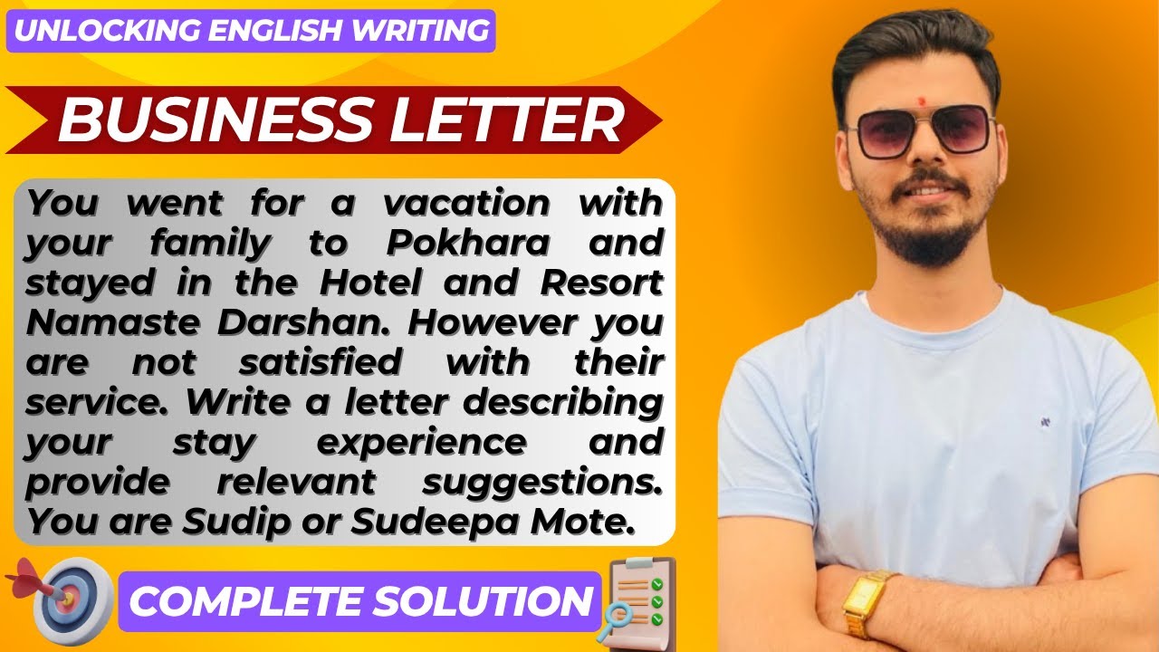 Business Letter Writing || Complaint Letter - Complete Solution || Unlocking English Writing