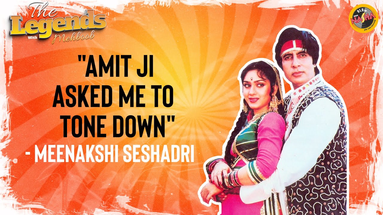 MY BEST EXPERIENCE WAS WITH AMITABH BACHCHAN | MEENAKSHI SESHADRI | RJ DIVYA SOLGAMA |THE LEGENDS
