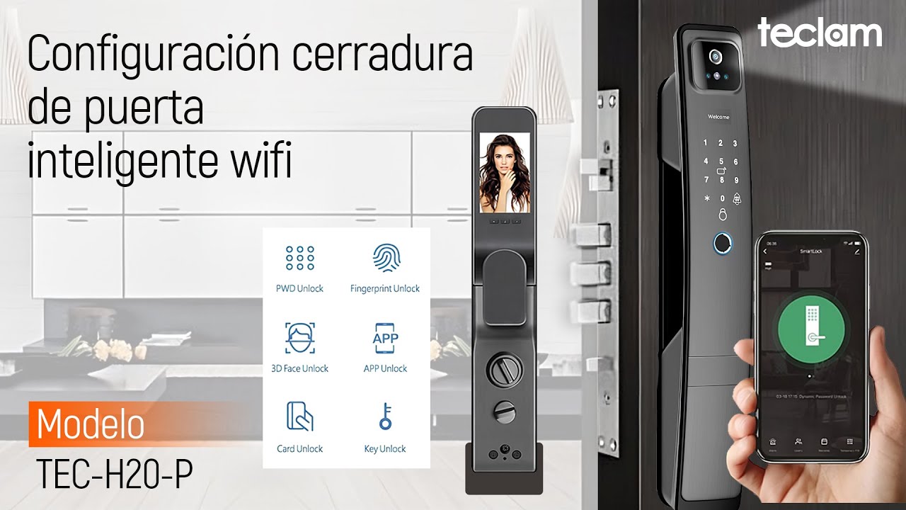 Fácil configuración de la cerradura Inteligente 