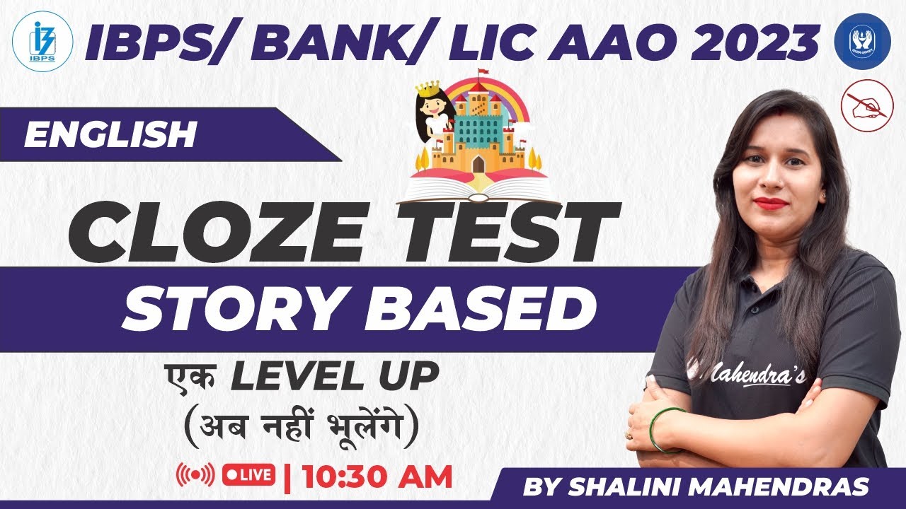 Cloze Test Tricks to Ace IBPS/ LIC AAO 2023 | English | Shalini Mahendras