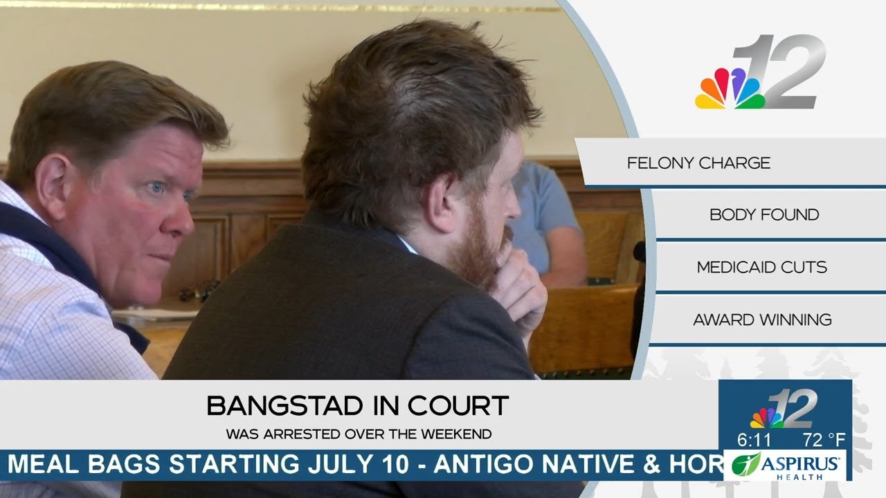 Bangstad in court after weekend arrest