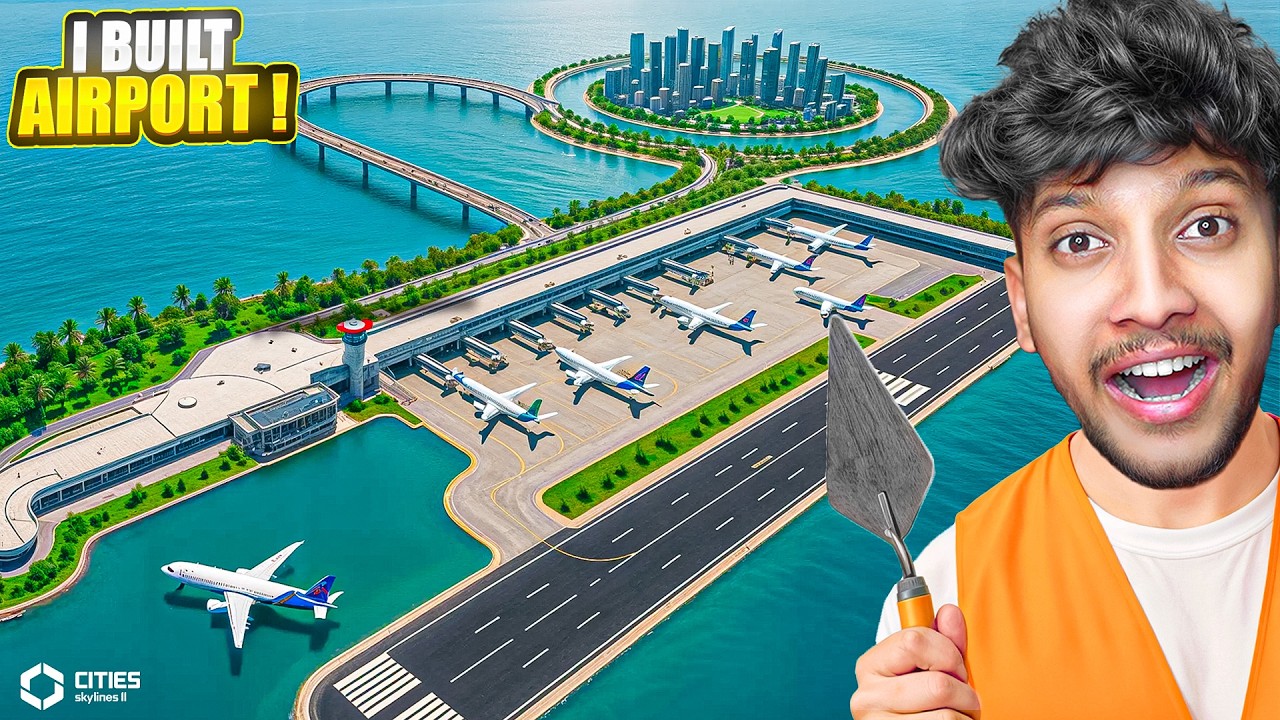 I BUILD EPIC AIRPORT IN MY ATLANTIC CITY | Cities: Skylines 2 Gameplay #5