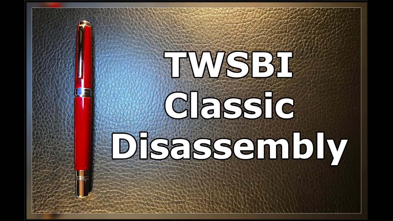 Разборка, чистка, заправка чернилами и сборка поршня перьевой ручки TWSBI Classic.