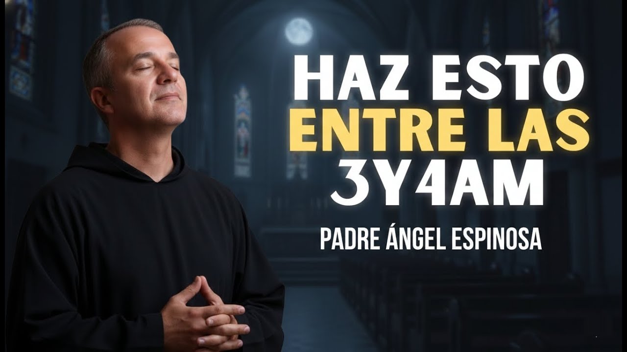 Si DESPIERTAS entre las 3am y 4am, haz estas 3 cosas  - Padre Ángel Espinosa de los Monteros
