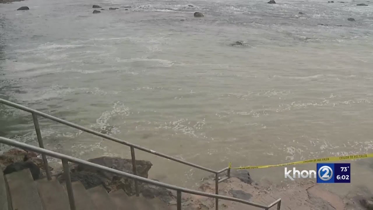 Huge surf hitting north and west shores of most islands