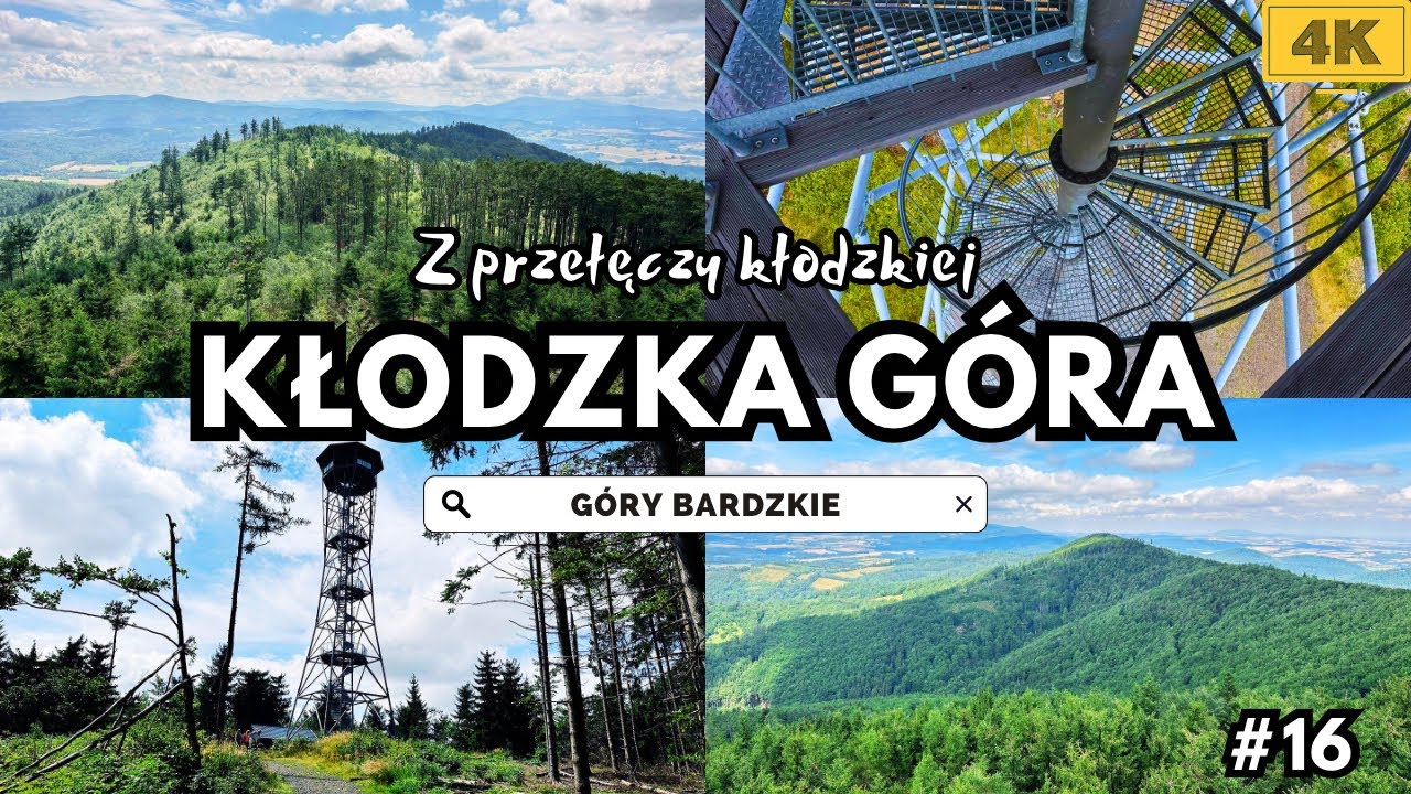 KŁODZKA GÓRA - GÓRY BARDZKIE z Przełęczy Kłodzkiej / Piękna panorama z wieży / (16/28 KGP)