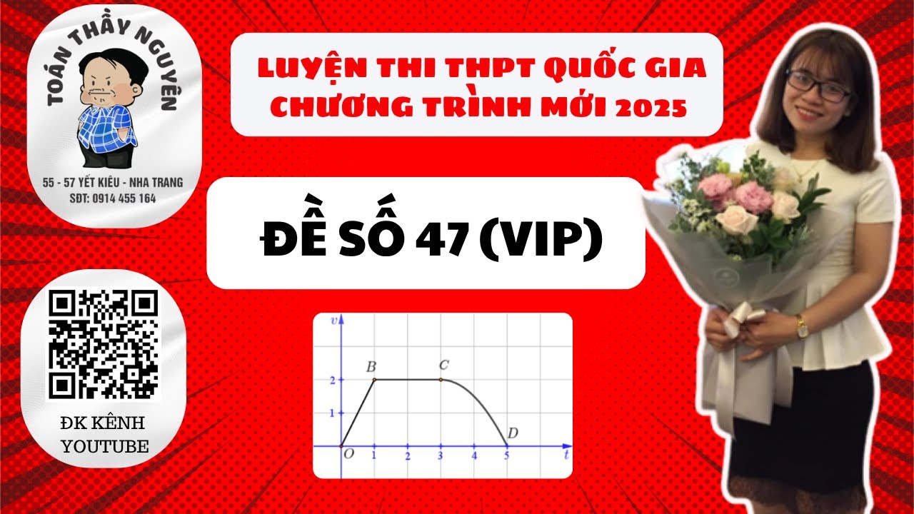 LUYỆN THI THPT QUỐC GIA || CHƯƠNG TRÌNH MỚI || ĐỀ 47 (VIP) (CÓ ĐỀ TRONG PHẦN MÔ TẢ)