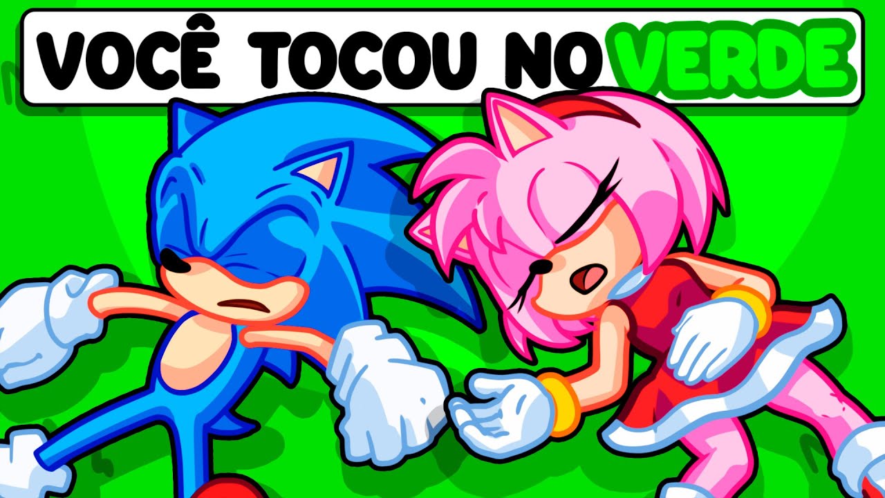 SONIC e AMY NÃO PODEM TOCAR NA COR!