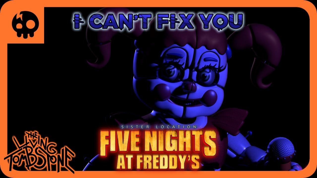 «I Can't Fix You» — The Living Tombstone | FNAF 5 | Ударные, оркестровые и инструментальные (кавер)