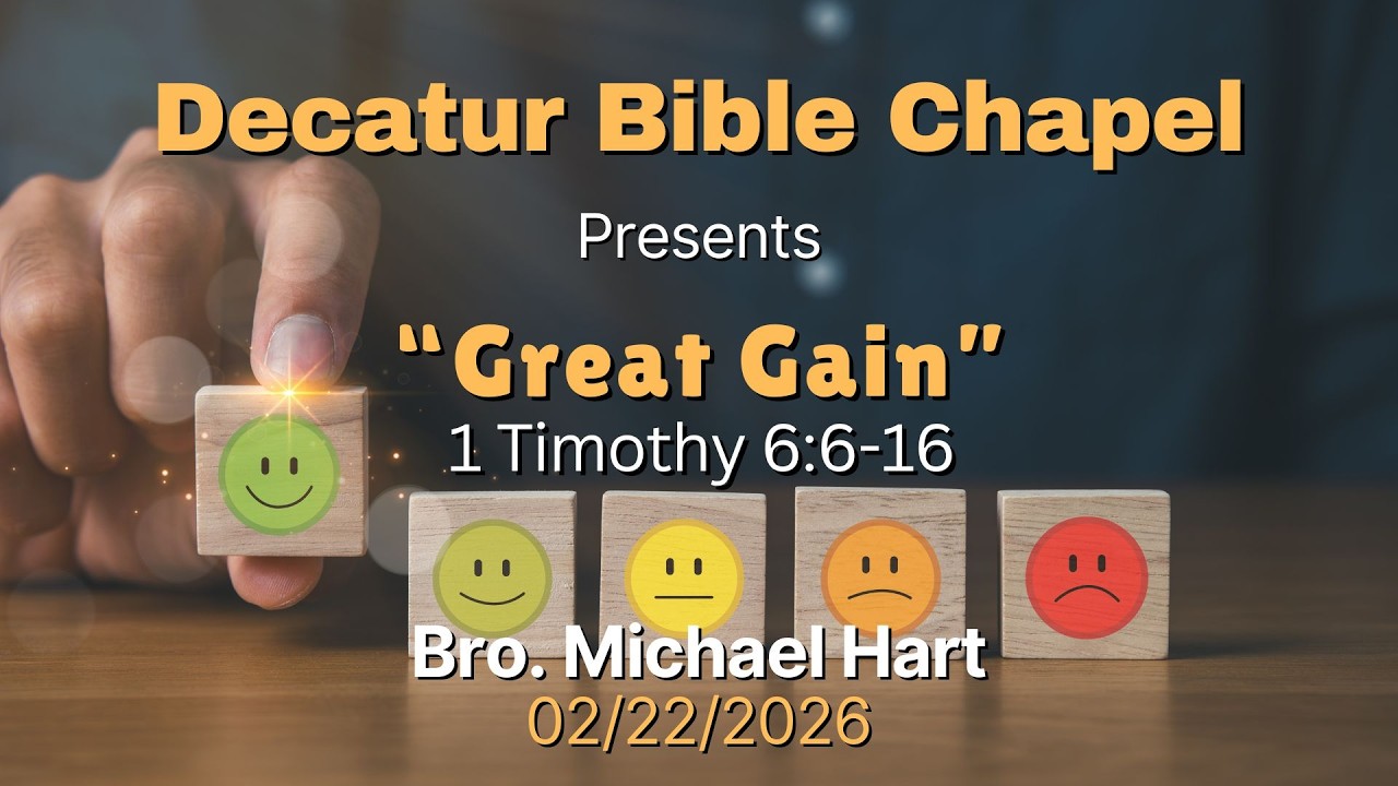Sunday Service 02/22/2026 - Great Gain