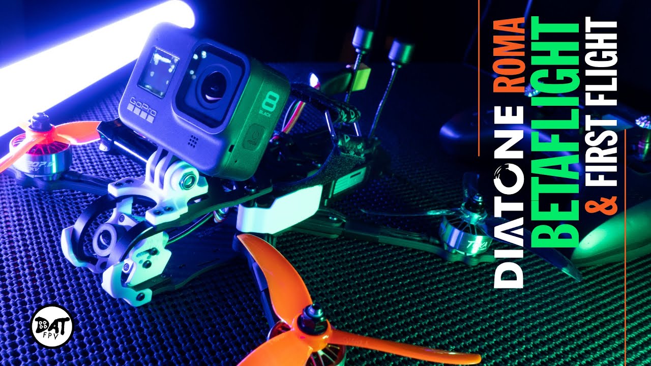 diatone roma f5 - the setup for betaflight and crossfire