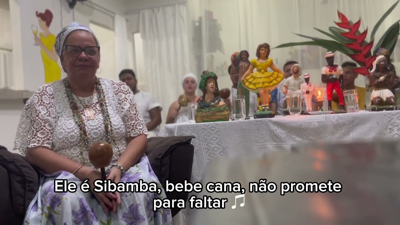 A força de seu Sibamba na Jurema é de um pé só 💚