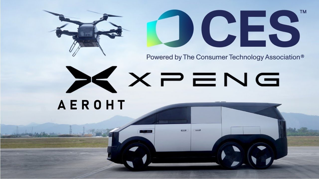 CES:  XPENG AEROHT Land Aircraft Carrier makes its first appearance outside of China!