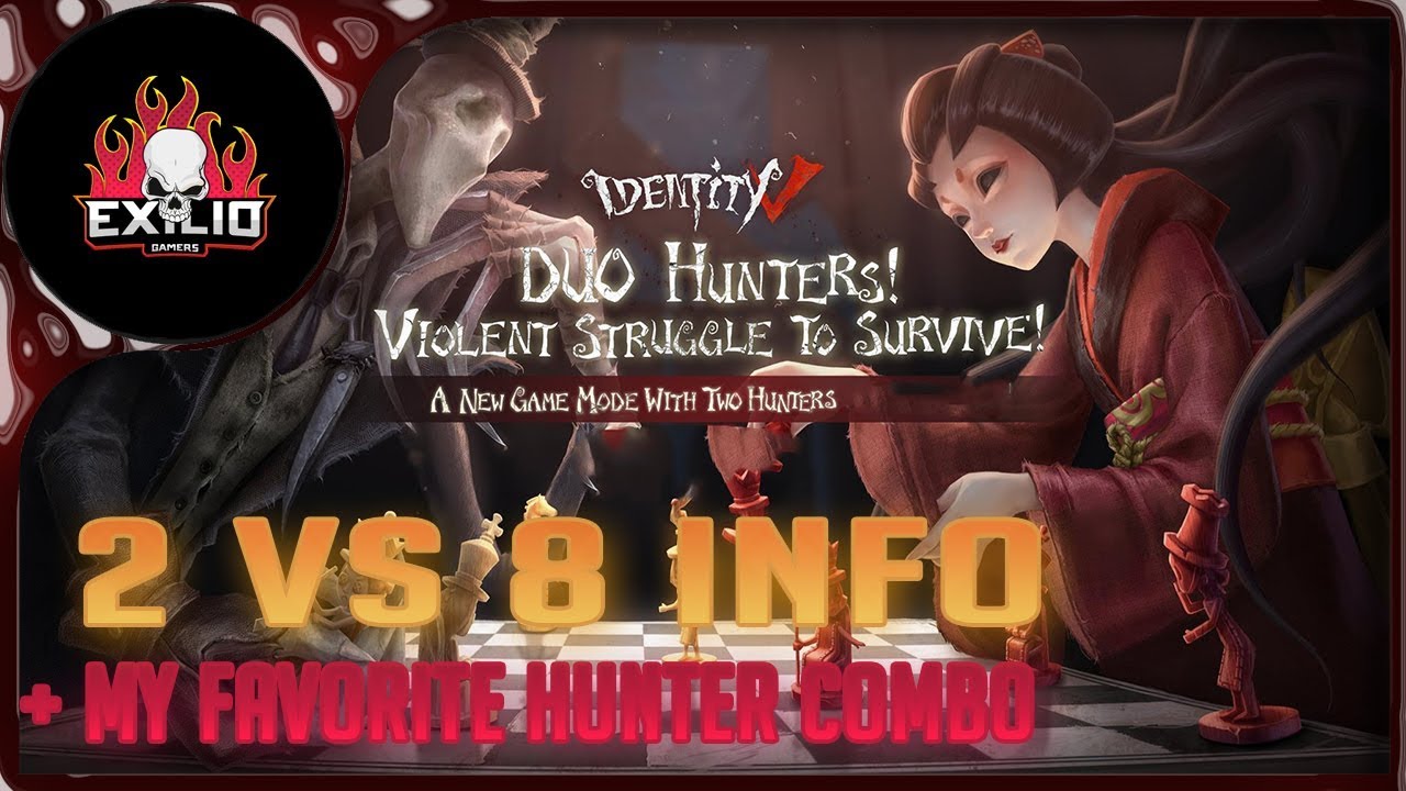 《Identity V》2 vs 8 Info + My favorite hunter combos!