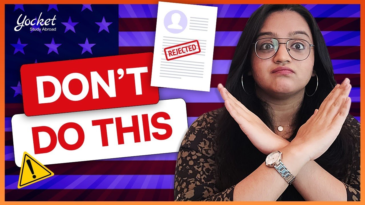 5 Mistakes to AVOID in MS in US Application Process | University Application | Masters in USA