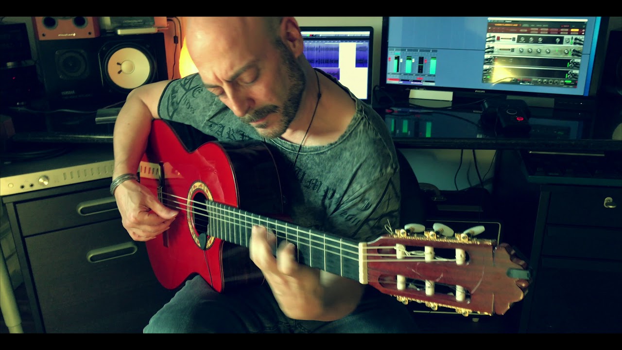 Chema Vilchez Flamenco Jazz guitar on iRig Acoustic Stage