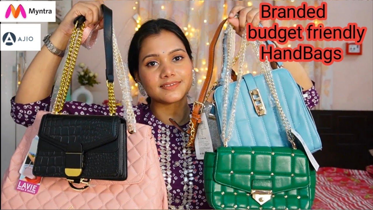 *budget friendly*branded Ajio HandBags Haul💕Ajio/Myntra Handbags Haul💕 AJIO Haul 💕my dream project💕