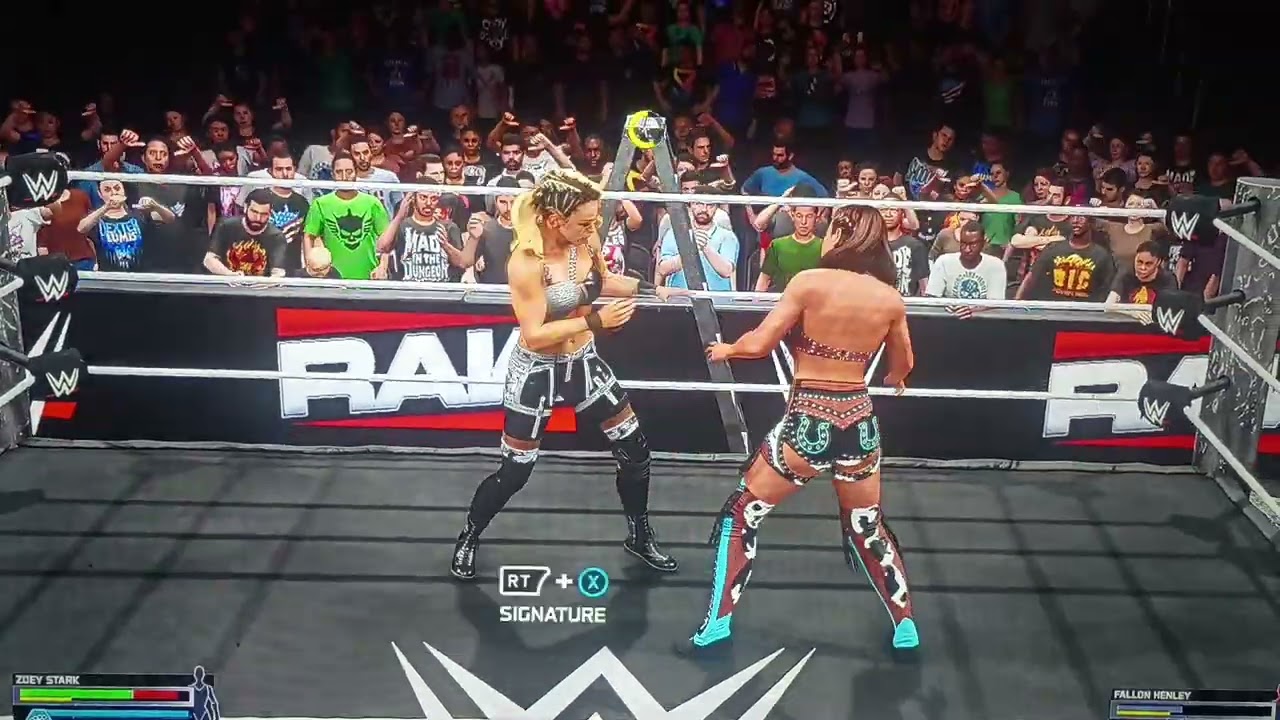 Zoey Stark vs Fallon Henley one on one ladder match WWE 2k25 Wednesday February 4th 2027