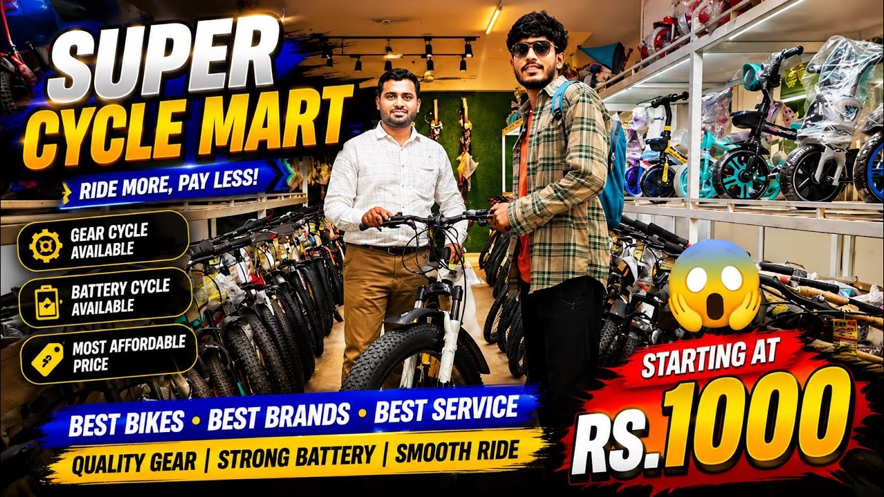 Cycles🚲Market Hyderabad| Cheap Price Cycles Market| Brand Sports Cycles Vlog