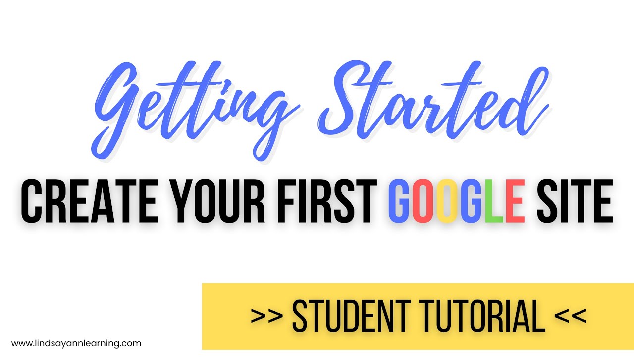 How to Create Your First Google Site for Student Blogging