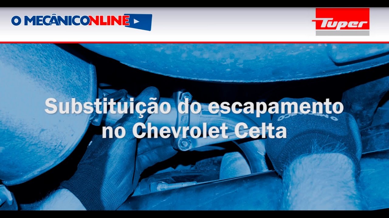 Substituição do escapamento no Chevrolet Celta