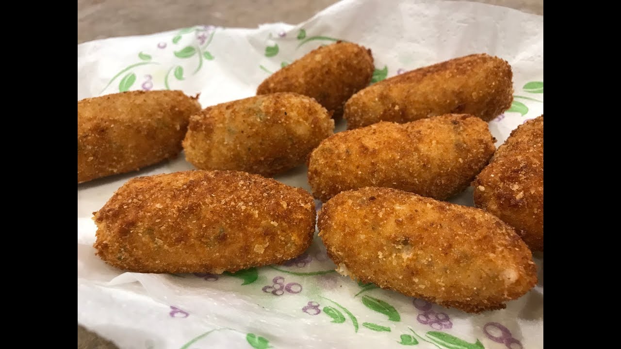 كروكيتا بشاميل الدجاج-Rula-Yummies-Croquetas chicken béchamel