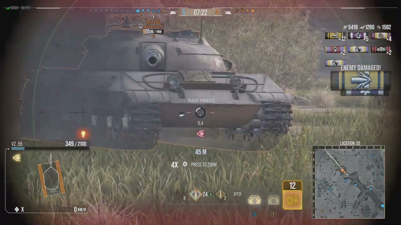 VZ. 55 Before the nerf | World Of Tanks Console