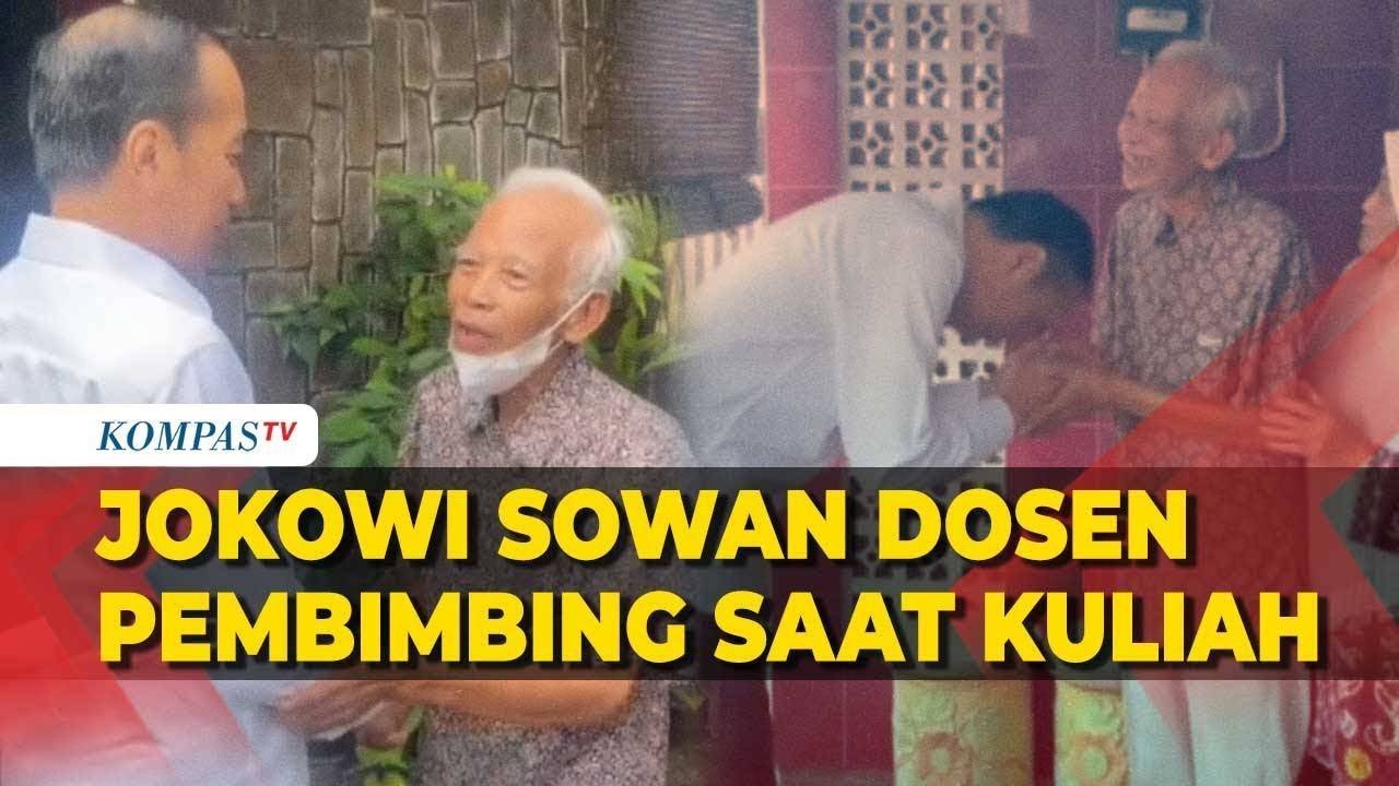 Momen Haru! Jokowi Kunjungi Rumah Dosen Pembimbingnya Saat Kuliah di UGM