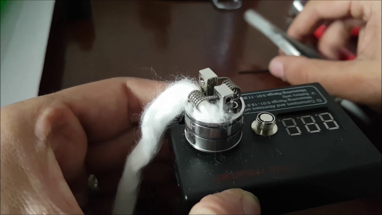 Best Way to Wick Dual Coil RDA - Rainbow Wick