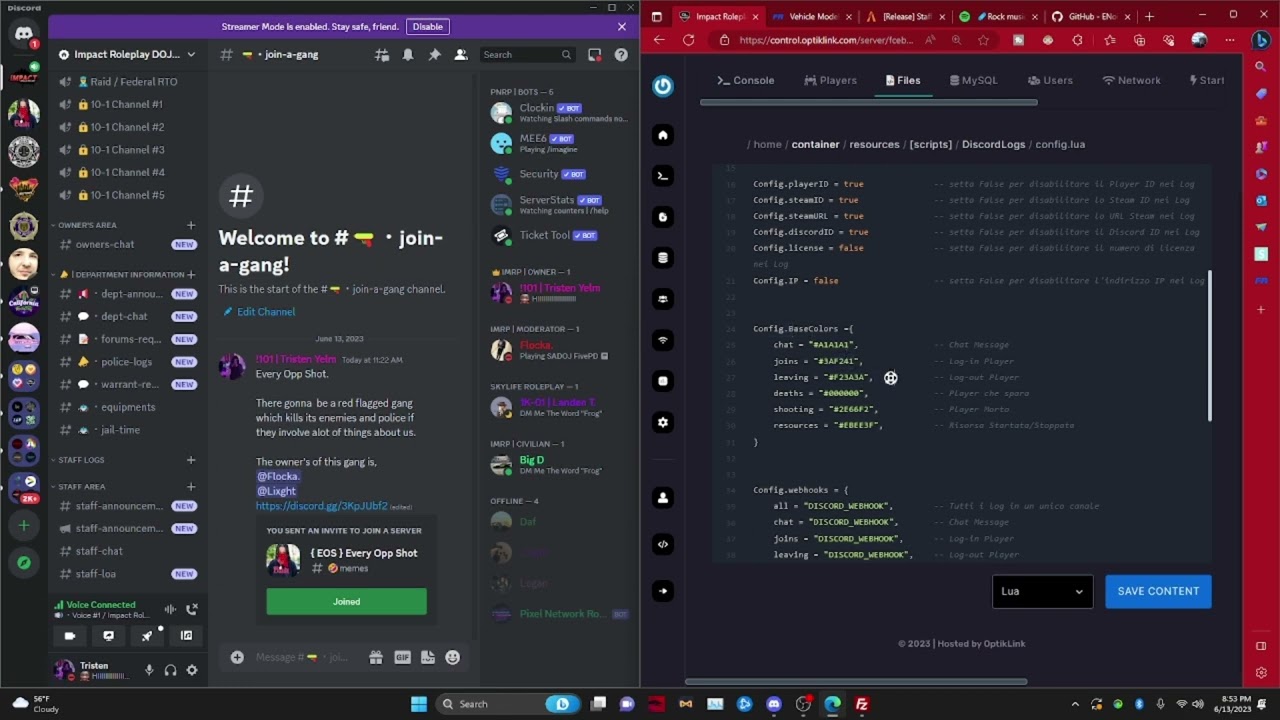 How to take your FiveM logs to your Discord!