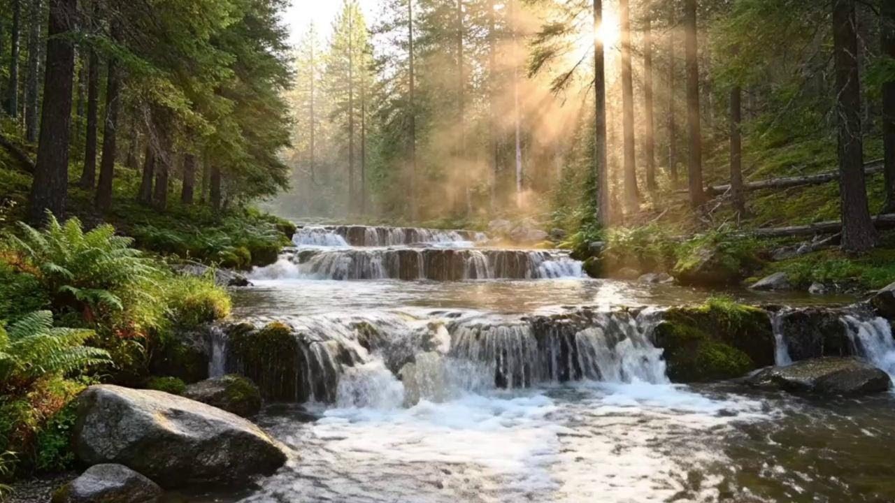 Peaceful Mountain River ASMR – Nature’s Soothing Water