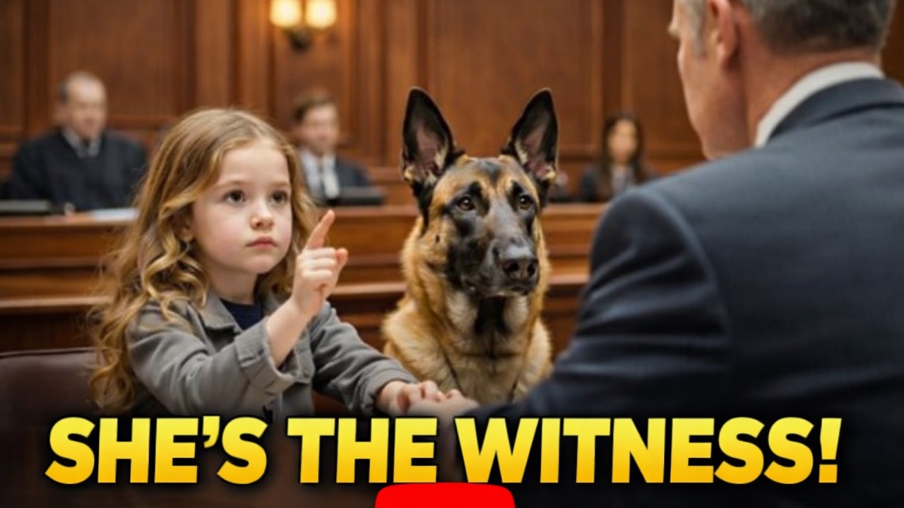 A Young Girl’s Hidden Signal to a Police Dog Leads to an Unbelievable Courtroom Moment