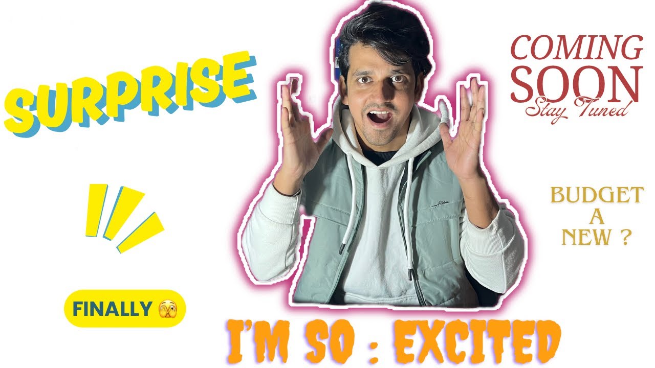Finally surprise बता दिया । so excited | ठंड बहुत है | ❤️😘