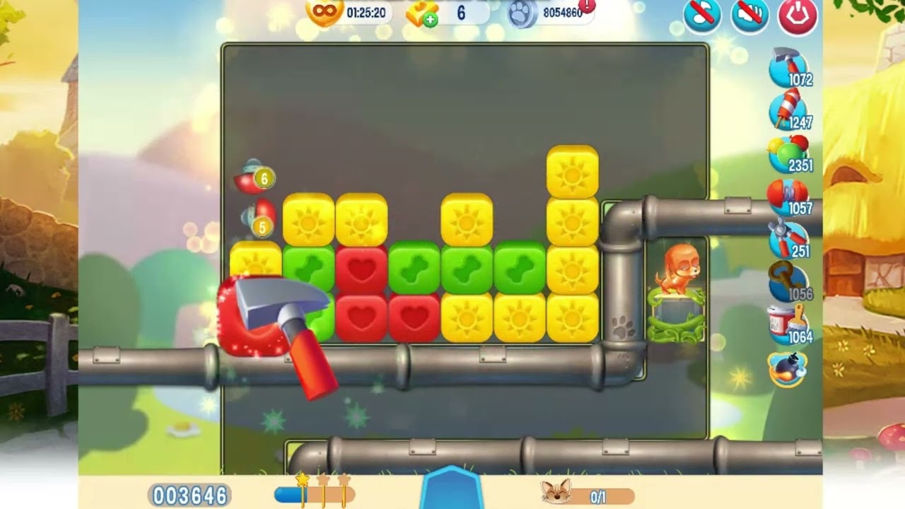 Pet Rescue Saga   level 8196 no boosters
