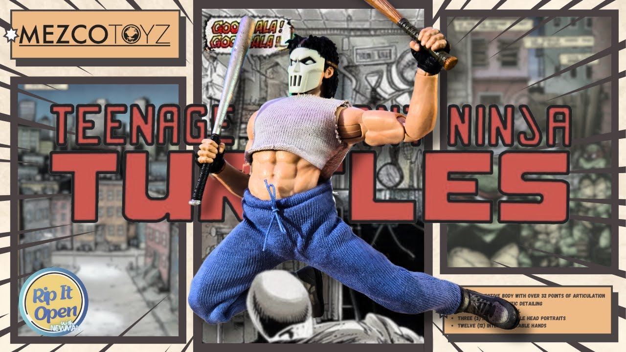 Наконец-то! — Ещё одна распаковка и обзор Mezco Casey Jones