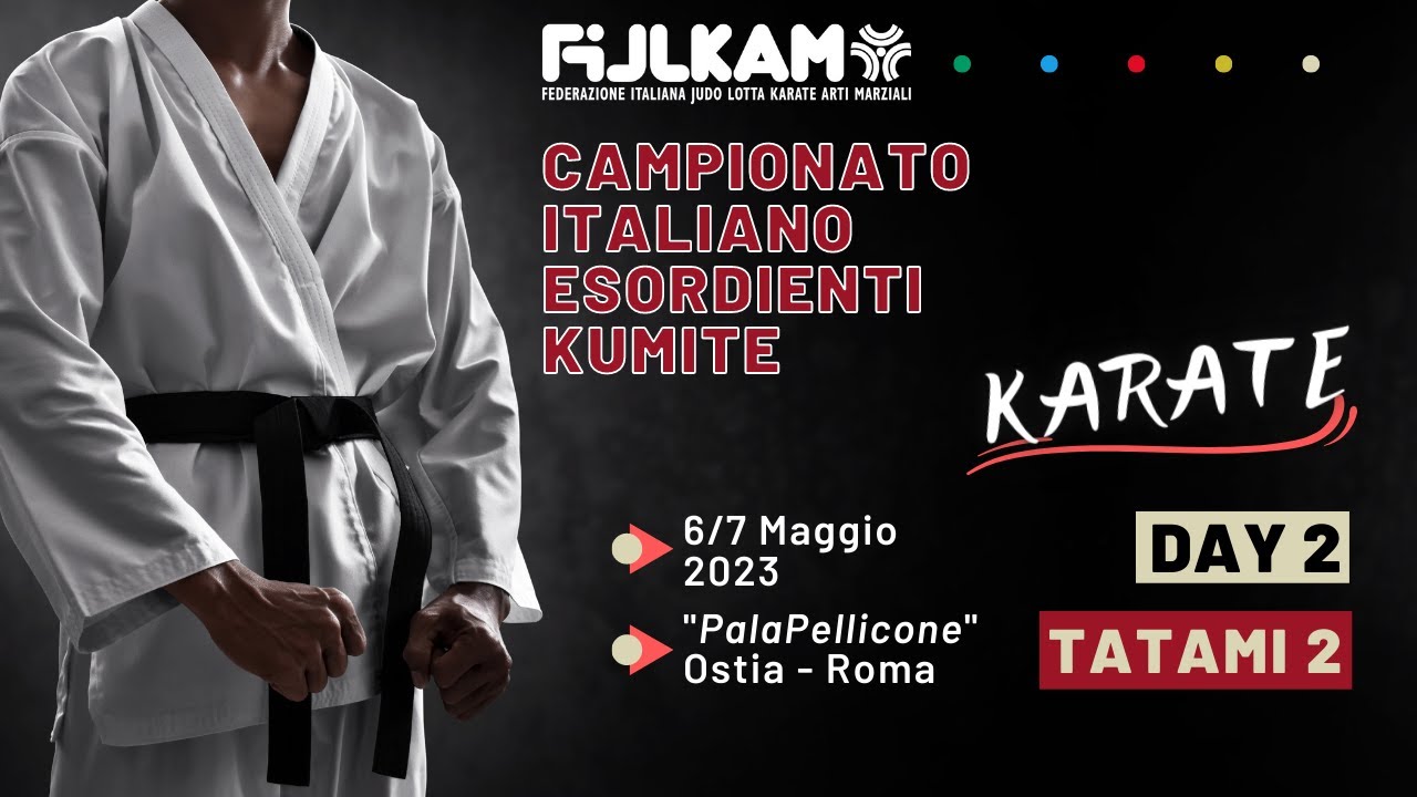 Karate - Campionato Italiano Esordienti Kumite 2023 - Tatami 2