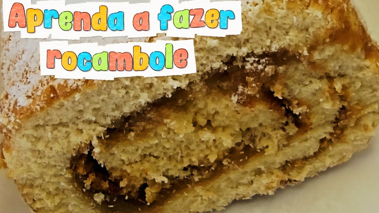 Aprenda a fazer um rocambole com recheio de tâmara e ameixa seca