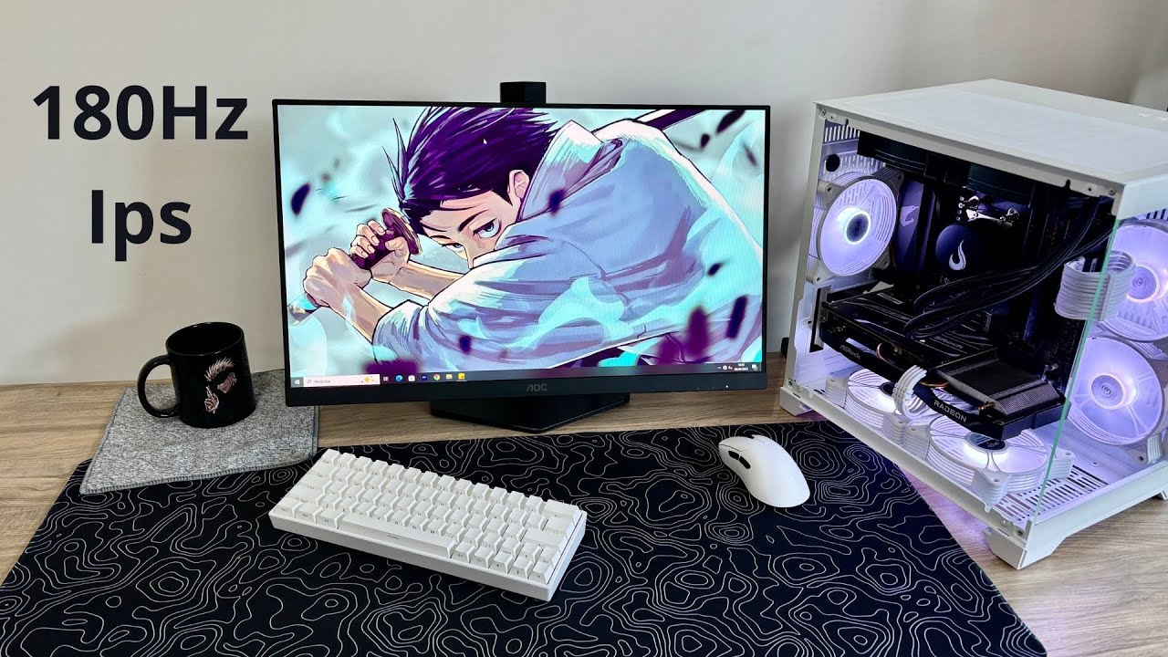 Melhor Opção de Monitor Gamer Barato - AOC 24G4/P, IPS, 180Hz