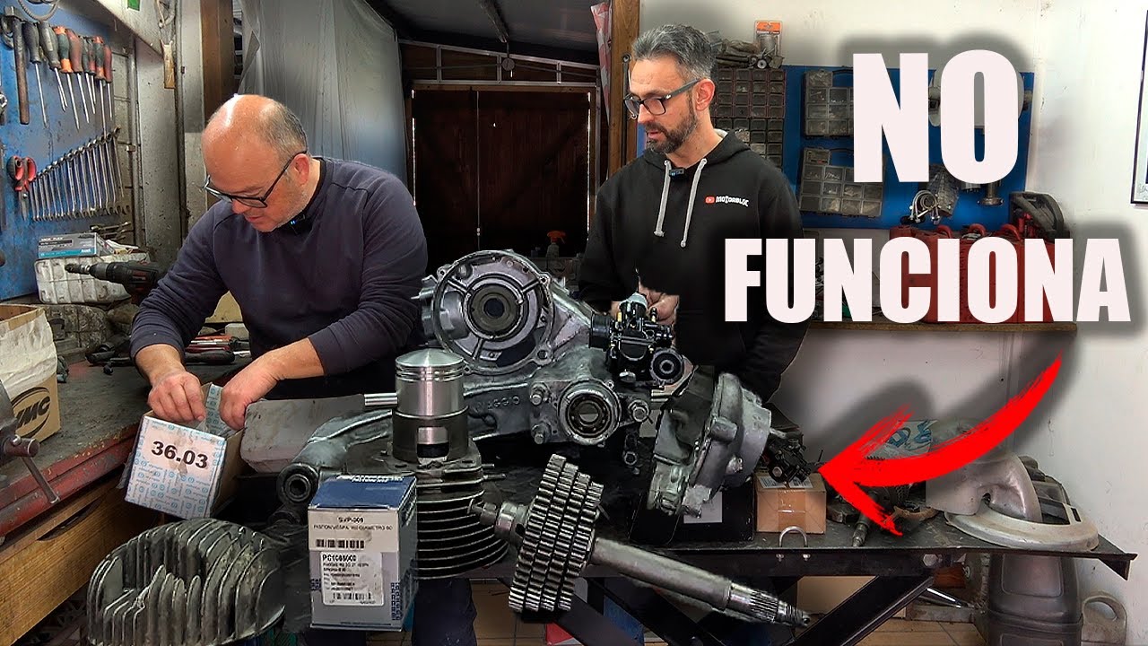 El MOTOR EXPERIMENTAL de la Vespa 150s NO FUNCIONA  En busca de NUEVAS OPCIONES .Cap 2 .Vlog 175