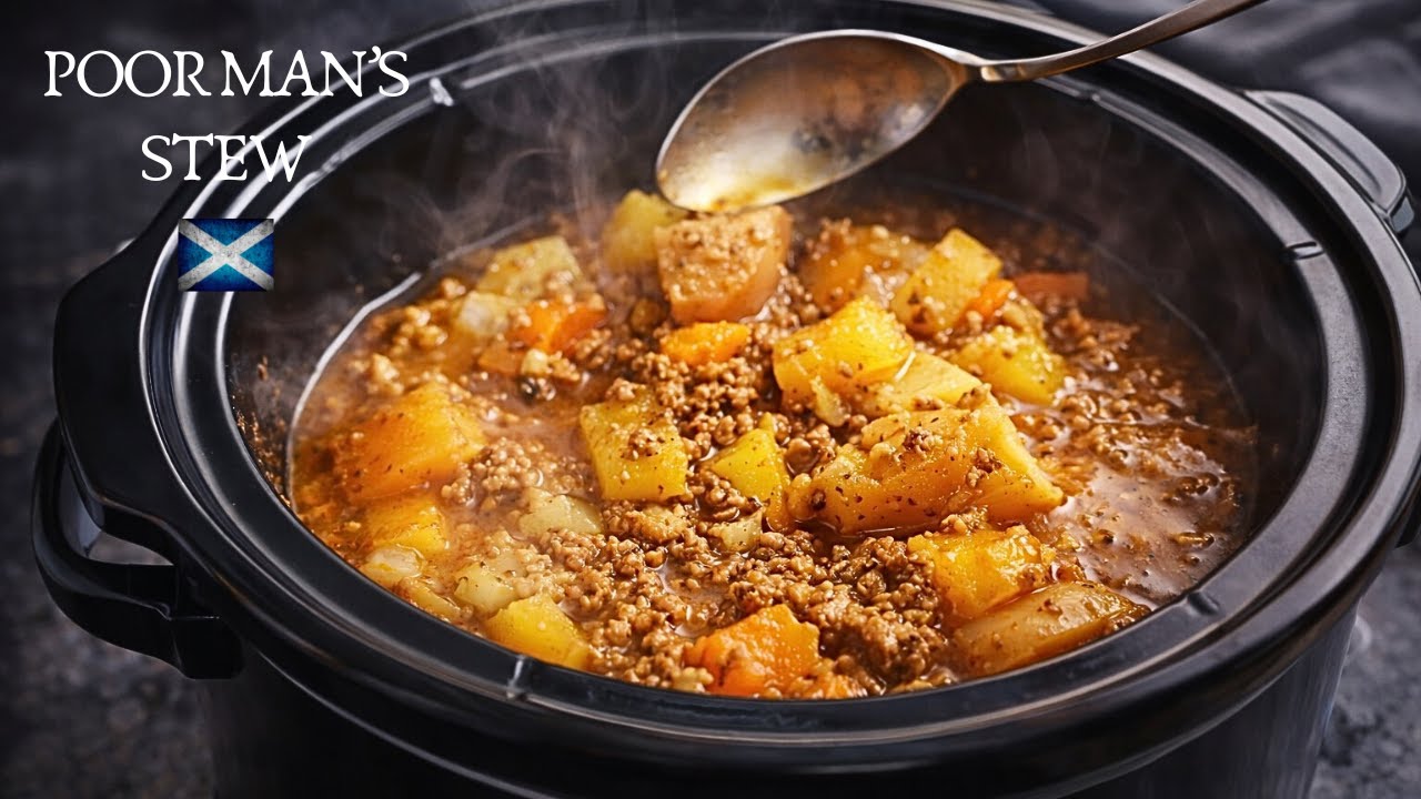 Poor Man's Stew! Easy slow cooker recipe :)